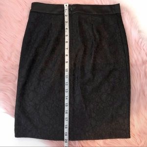 Jupe Crayon Métallique Who What Wear - Noir, Taille 2 - Neuf Avec étiquettes (NWT)